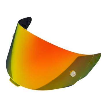 Imagem de Viseira Capacete Viseira Protetores de Viseira para capacete KYT TT Course Acessórios Para-brisa Faceshield (Revo Deep Red)