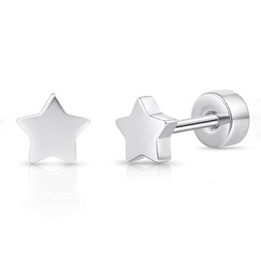 Imagem de TitanHeart Brincos de bolinhas para mulheres e homens – Brincos redondos de titânio G23, joias hipoalergênicas sem níquel, brincos clássicos simples para orelhas sensíveis, Titânio, Sem pedra preciosa