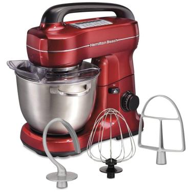 Imagem de Batedeira 3,78L, 7Velocidades, 300Watts, HAMILTON BEACH 63395, Vermelho