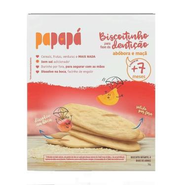 Imagem de Biscoito Infantil Papapá Fase Dentição Maçã E Abobora 36g