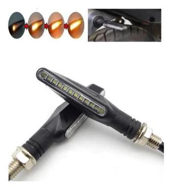 Imagem de Seta moto Led Universal Sequencial - XF