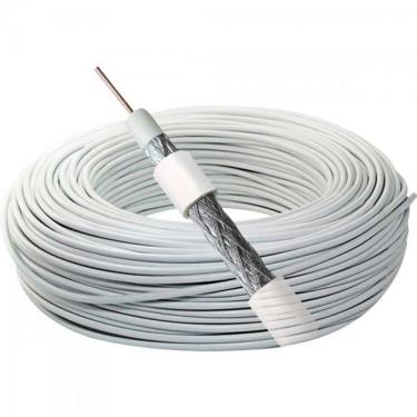 Imagem de Coaxial 06 Trancado 95% Branco Rolo 100m Megatron