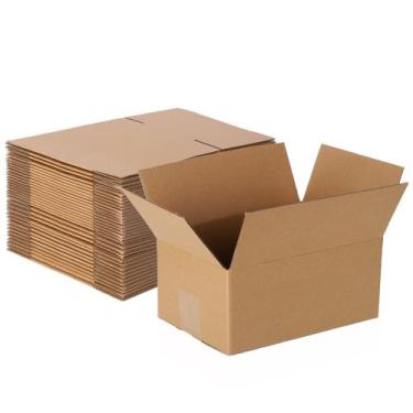 Imagem de Caixas de envio: zmybcpack, pacote de 25, 25x18x13cm, caixa de papelão
