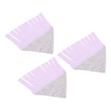 Imagem de HEEPDD 3pcs Pequenos Animais Pendurados na Rede de Gaiolas de Animais de Estimação para Hamsters Porquinhos -da -índia, Tamanho do Triângulo 43 X 22cm Com Comprimento de Borla 27cm Nan (Roxo)