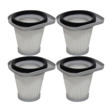 Imagem de PUREBURG Filtro de substituição compatível com aspirador de pó Midea Sc861 Sc861A, pacote com 4 filtros HEPA e pré-filtro lavável