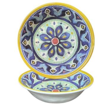 Imagem de Bowl Melamina Cumbuca Color 19cm Tipo Plastico Rígido Cereal Sopa Buff