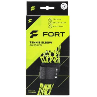 Imagem de Tennis Elbow Fort Neoprene Ajustável Preto