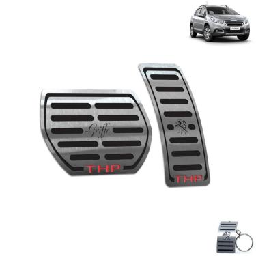 Imagem de Pedaleira Peugeot 2008 Griffe Thp 2016 A 2019 Preto