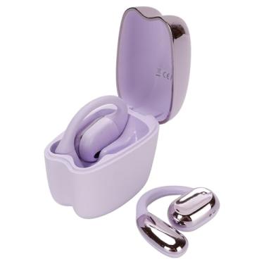 Imagem de Asixxsix Ai Tradução Earbuds, 140 Idioma Sem Fio Bluetooth Ai Tradutor Earbuds Tempo Real, Fones De Ouvido De Tradução Portátil Com Controle De Toque, Para Viagens De Negócios (Roxo)