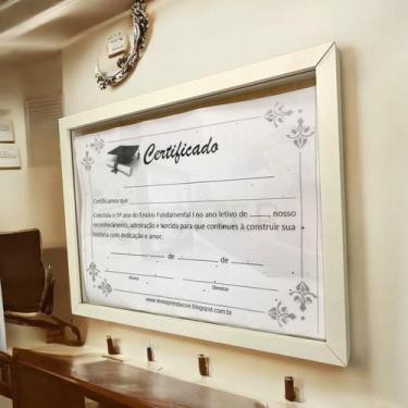 Imagem de Kit Moldura Expositora MDF Decorativa  Painel de Parede Moderno para O