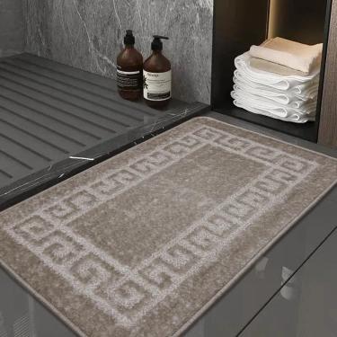 Imagem de 2 Tapete Banheiro Grego Grande Antiderrapante Ce Ka 50x80