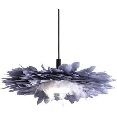 Imagem de Lustre LED de luz cinza, lustre decorativo de arte, luminárias internas pós-modernas, luz de teto de cristal para sala de estar moderna