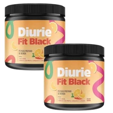Imagem de 02 Potes Diuriefit Black Laranja
