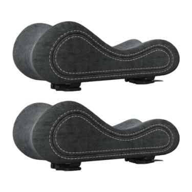 Imagem de MERIGLARE 2 peças para apoio de braço de cadeira de escritório almofadas de apoio de braço macias removíveis ergonômicas almofadas de cotovelo universais