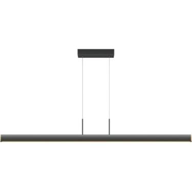 Imagem de Luminária pendente linear LED regulável, luminária pendente linear para ilha de cozinha, luminária minimalista para sala de jantar, decoração em metal, lustre suspenso, decoração moderna