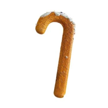 Imagem de Fenteer Enfeite de árvore de Natal para pendurar, decoração de Natal, decoração DIY, mini pingente de Natal fofo para festivais, suprimentos para festas, Forma de Cana