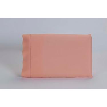 Imagem de Kit 04 Fronhas 50x90 Ponto Palito 100% Algodão 180 Fios (Salmon)