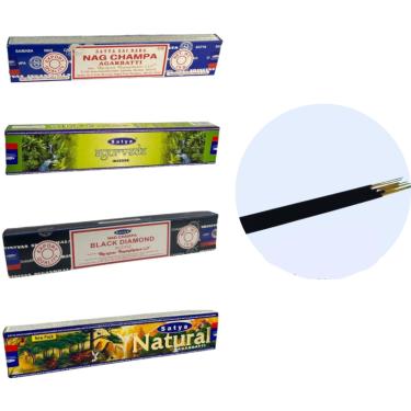 Imagem de Incenso Massala Satya Boa Energia Caixa 12 Varetas - Escolha