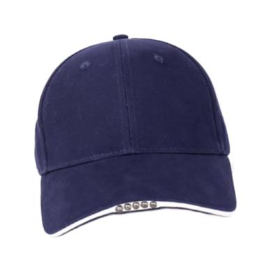 Imagem de Fenteer Boné de beisebol com iluminação brilhante e conveniente, boné de pesca com farol para homens, pais, maridos, unissex, corrida, Azul