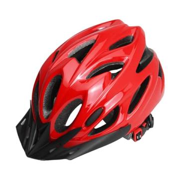 Imagem de Pegciuho Capacete de Bicicleta Adulto, Confortável para Homens E Mulheres, Ventilação, Respirabilidade Ajustável, Acessórios de Ciclismo, Vermelho