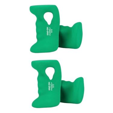 Imagem de Pegciuho 2x Exercício de Peso de Mão Treino com Halteres Exercício de Treinamento Grip, Halteres Design Ergonômico Fosco, Verde