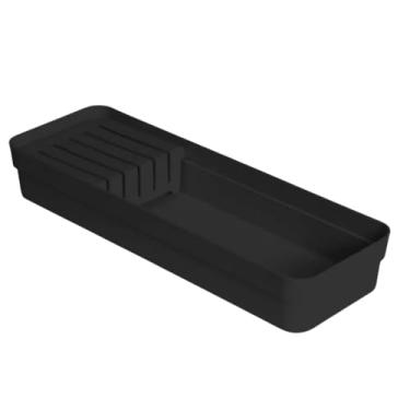 Imagem de Porta facas, organizador de facas, separador de facas com divisórias removíveis (PRETO)