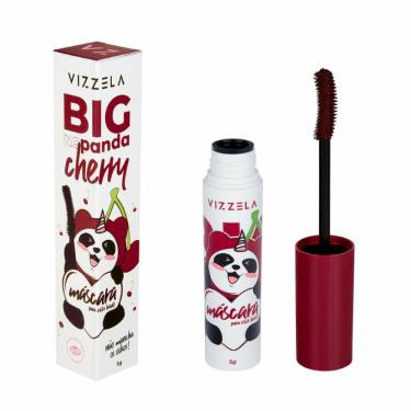 Imagem de Máscara para Cílios Vizzela Big No Panda Cherry Bordô 5g