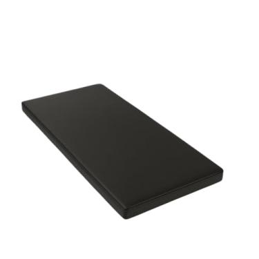 Imagem de Kit Colchonete de Academia, Espuma Macia Impermeável Compacto Mat Yoga Pilates Preto 90x40x3cm(PRETO 1)