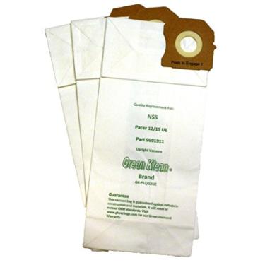 Imagem de Green Klean Sacos de aspirador de pó verticais GK-P12/15UE NSS Pacer 12/15 UE (pacote com 10)