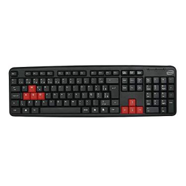 Imagem de Teclado Gamer Tc308 Usb Newlink Qwerty Português Brasil Preto E Vermelho