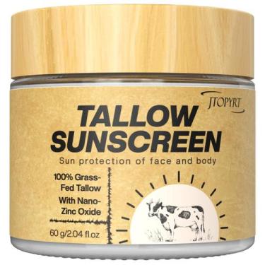 Imagem de Protetor solar Jtopyrt Beef Tallow com óxido de zinco e cera de abelha