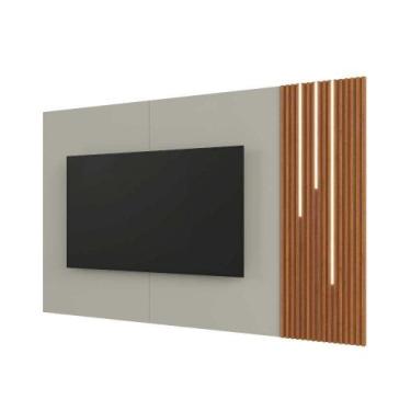 Imagem de Painel Para Tv 75 Ripado C Led Cascata Valencia - Mavaular