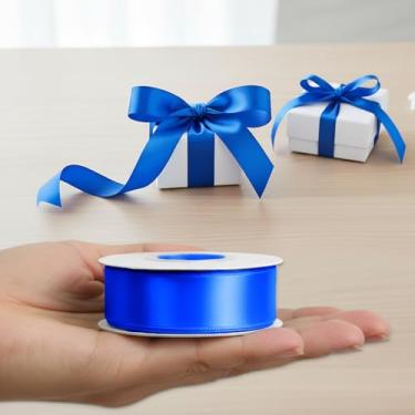 Imagem de Conjunto de fita larga para decoração de casamento para decoração de mesa de recepção de cerimônia para esposa, mãe, 1 peça (azul)