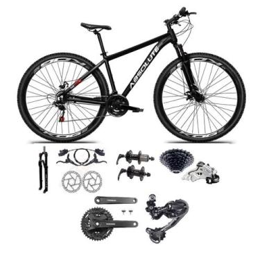 Imagem de Bicicleta 29 Absolute Nero 5 Shimano Deore e Altus 27v K7 Freios Hidrá