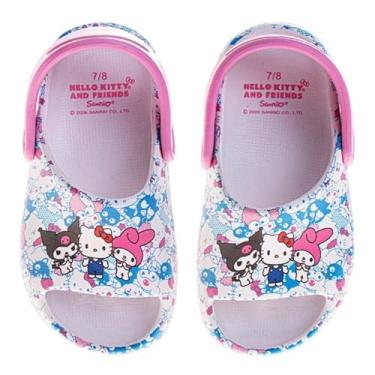 Imagem de Minions Gabbys Dollhouse Hello Kitty Sandália Sésamo Street Clog com tira traseira, antiderrapante, resistente à água, bico aberto, tamancos deslizantes para meninos e meninas tamanho 3-4 bebês/5-10