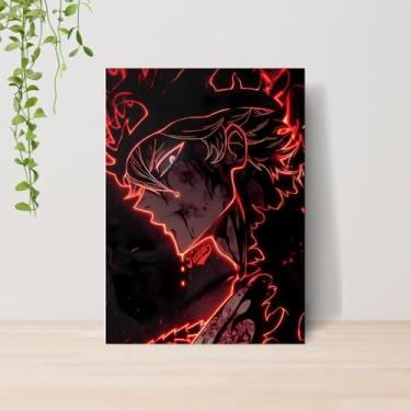 Imagem de Genérico, Quadro Black Clov Anime A4 | Placa MDF 01