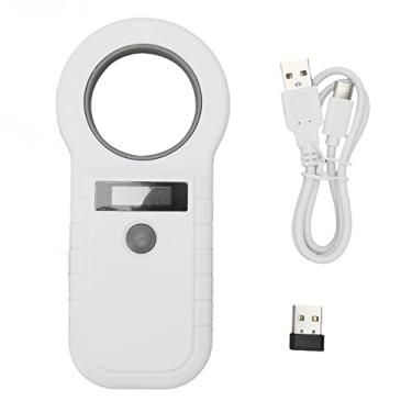 Imagem de Estink Leitor de Microchip para Animais, Scanner RFID EMID para Chip Animal Com Armazenamento de 128 Dados, Recarregável, Portátil para Identificação de Animais, Compatível Com ISO (WHITE)