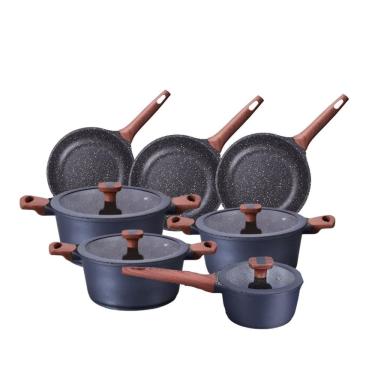 Imagem de Conjunto De Panelas Premium Mta Titanium 6 Peças Indução