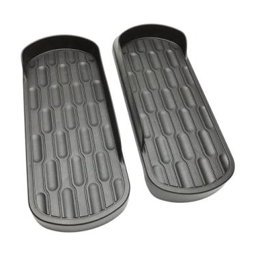 Imagem de Fenteer 2 peças de pedais para máquina elíptica, equipamento de fitness, apoio para os pés, equipamento prático para exercícios, pedais para academia