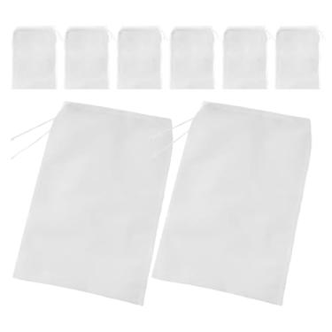 Imagem de Cabilock 8 peças bolsa de filtro de alta qualidade caixa de relógio de poliuretano multifuncional caneta assinatura faixas de cabelo cosméticos inserção esponja pivô persianas coador carrinho de leite