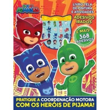Imagem de Pj Masks Livro Tela De Pintura E Atividades