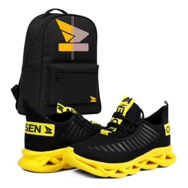 Imagem de Kit Tenis Masculino Esporte Academia Corrida Treino +mochila - Oldsen,
