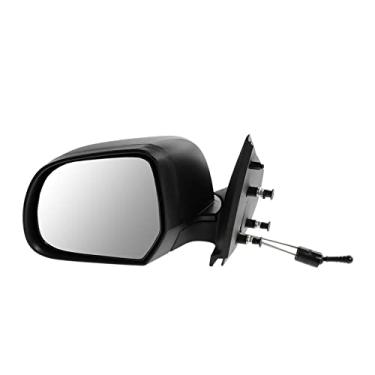 Imagem de Retrovisor manual texturizado lado do motorista esquerdo esquerdo esquerdo para Nissan Versa 12-13