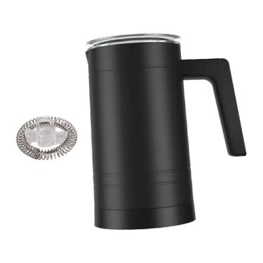 Imagem de Bothyi Espumador Elétrico para Leite, Espuma Quente E Fria, 350ml, Ideal para Preparar Latte E Cappuccino. Ótima Opção para Presente, preto