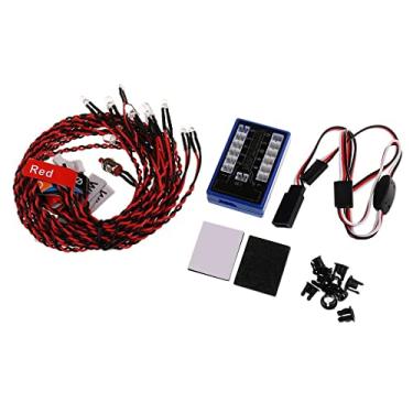 Imagem de Luzhengyang 12 LED RC Car Flashing System Kit Multi-Color Lamp Easy Installation 4.8-6.0V for RC Car Parts