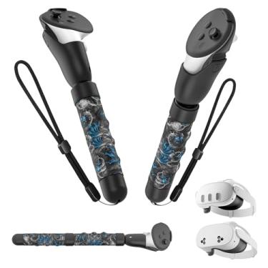Imagem de Rechale Upgraded Controller Extensions Gorilla Tag Long Arms for Meta Quest 3S/Quest 3 Beat Saber Handles Golf Club Attachment VR Sticks Controller Grips for Quest 3S/3 VR Gaming Accessories, Phantom