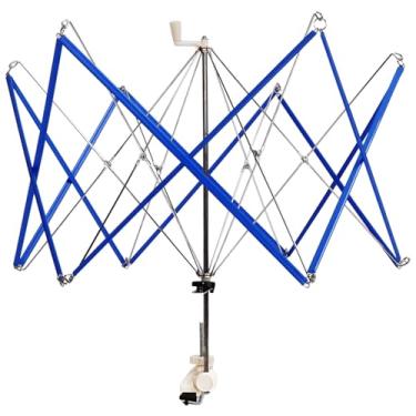 Imagem de LUMINFLY Enrolador de fios com carretel giratório para crochê, guarda-chuva ajustável rápido, enrolamento sem esforço, ideal para projetos de tricô e crochê