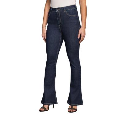 Imagem de Calça Yexx Petit Skinny Flare Lycra Jeans Feminina-Feminino