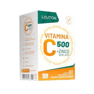 Imagem de Vitamina C 60 Cápsulas Lauton Nutrition-Unissex