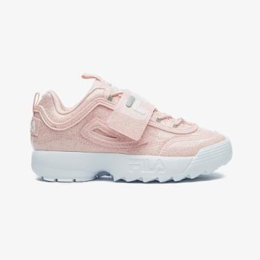 Imagem de Tenis Fila Disruptor Vlc Infantil,Rosa/Branco,35